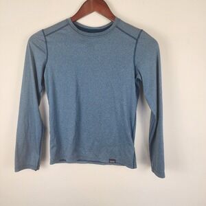 Patagonia Kids' Long Sleeve Top Base Layer Athletic‎ Shirt Size Large